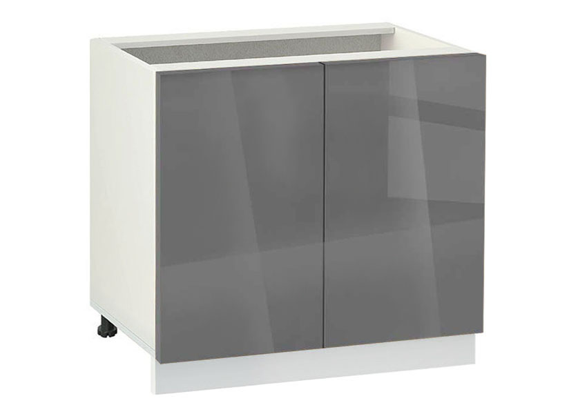 Ντουλάπι Κουζίνας επιδαπέδιο 100εκ., No 1002 Antracit, κωδ. 1219922624, Genomax